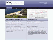 Tablet Screenshot of mgsengr.com